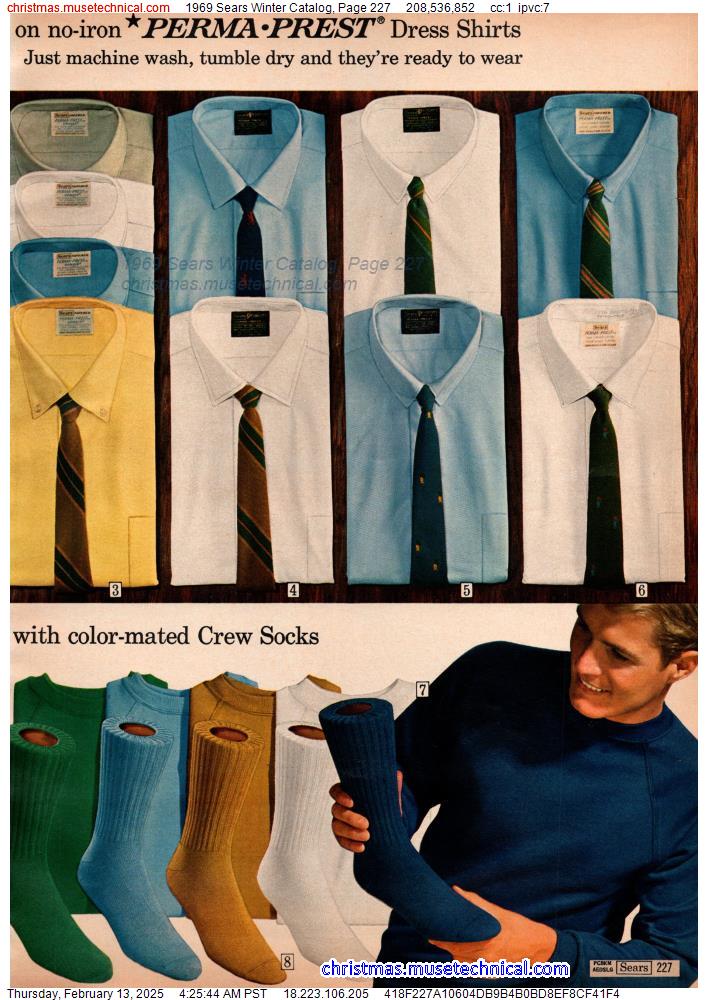 1969 Sears Winter Catalog, Page 227