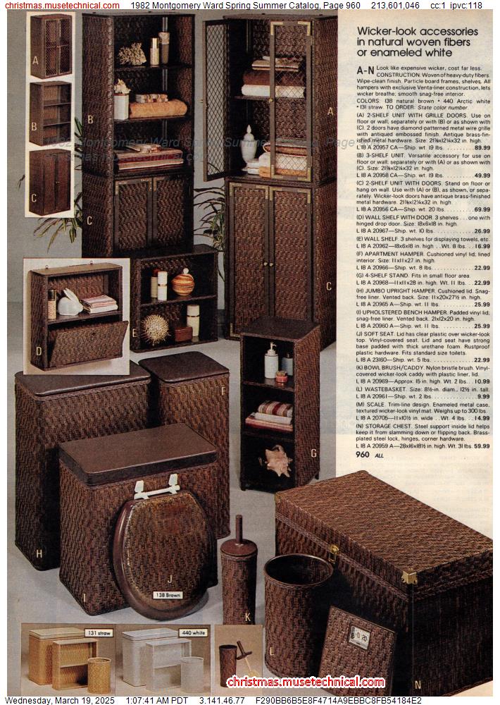 1982 Montgomery Ward Spring Summer Catalog, Page 960