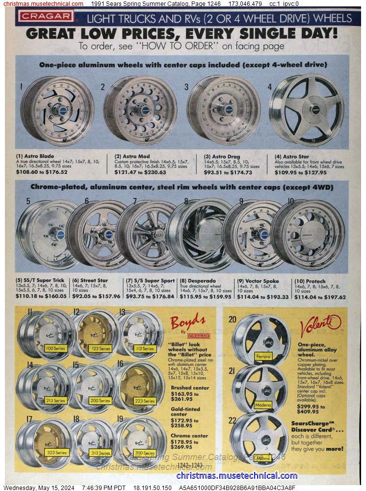1991 Sears Spring Summer Catalog, Page 1246