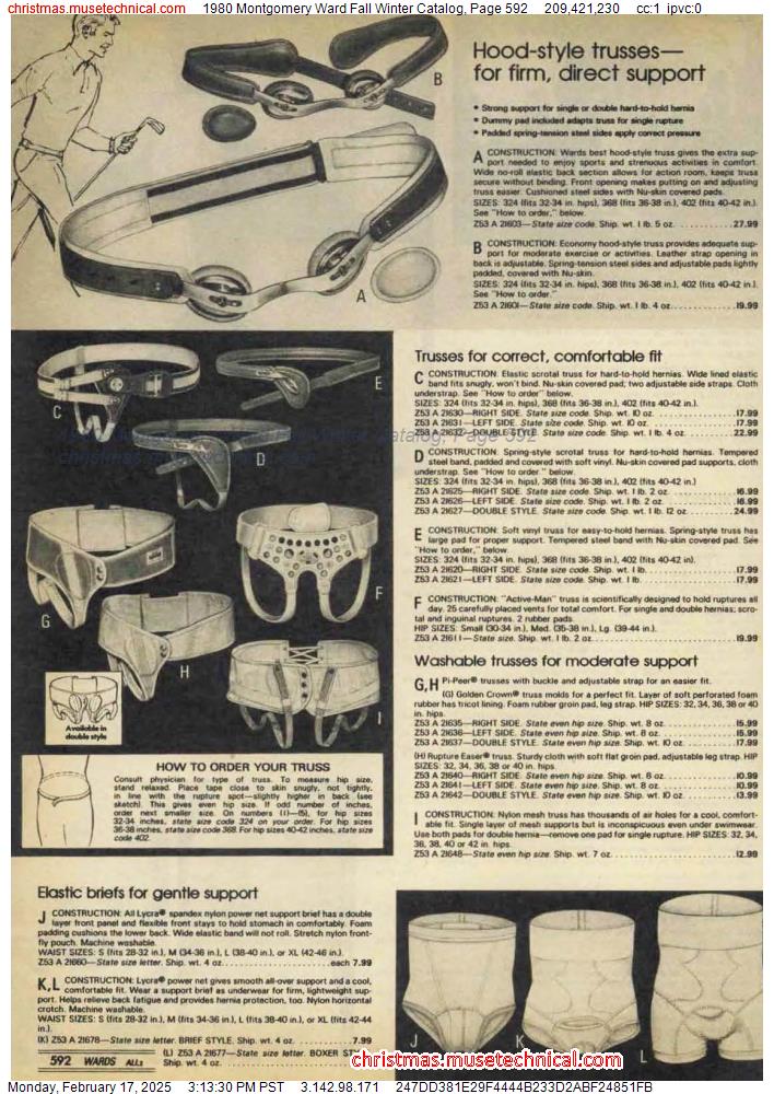 1980 Montgomery Ward Fall Winter Catalog, Page 592