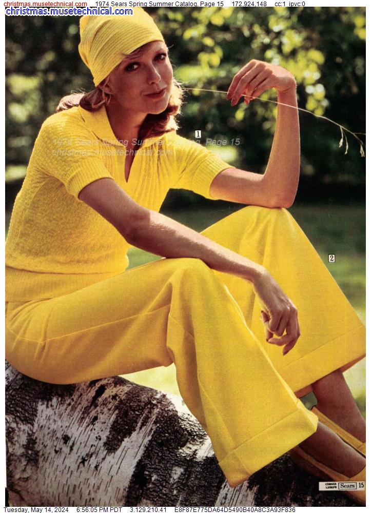 1974 Sears Spring Summer Catalog, Page 15