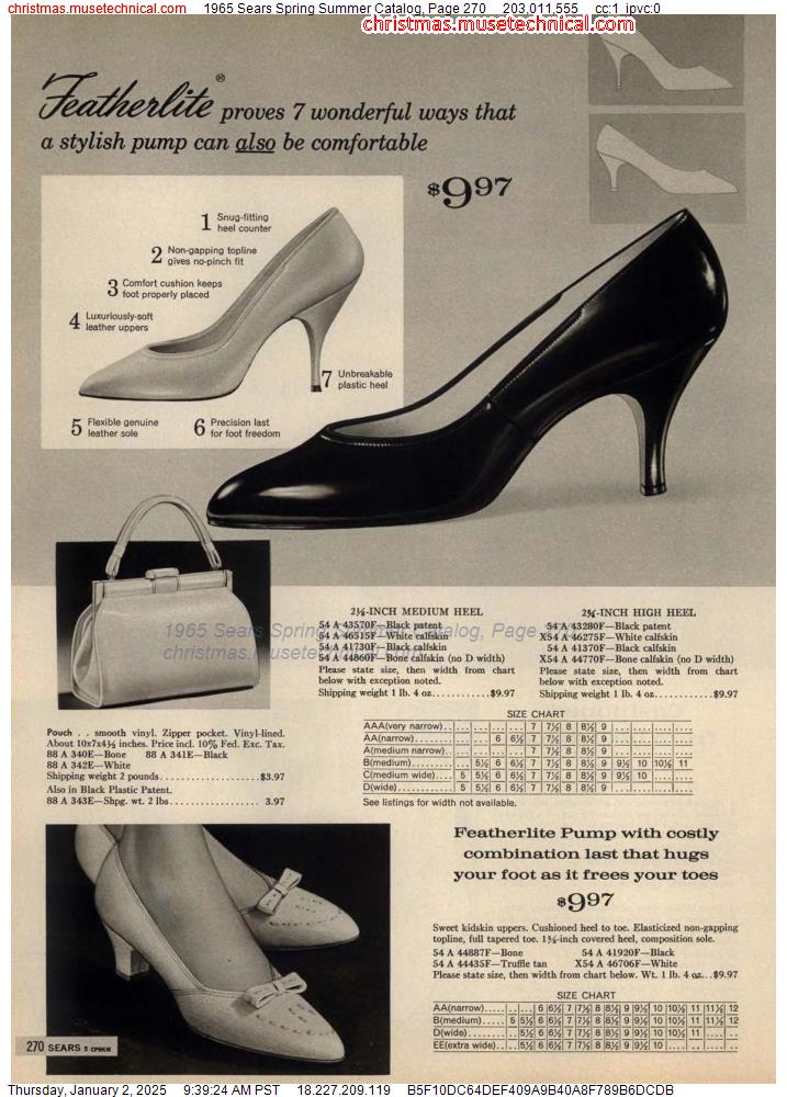 1965 Sears Spring Summer Catalog, Page 270