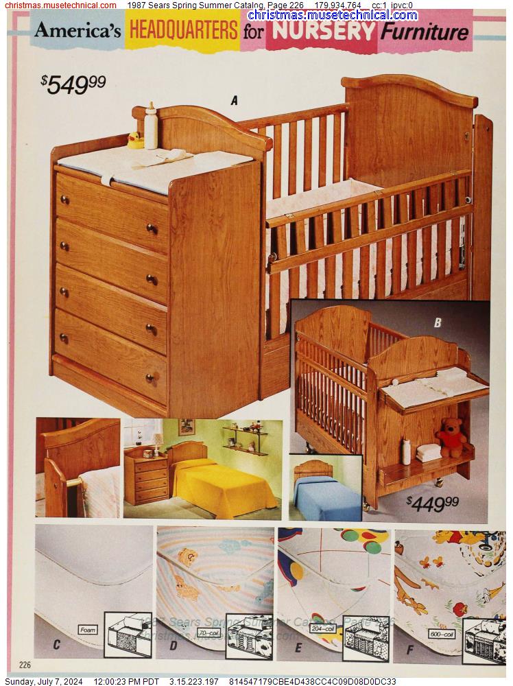 1987 Sears Spring Summer Catalog, Page 226