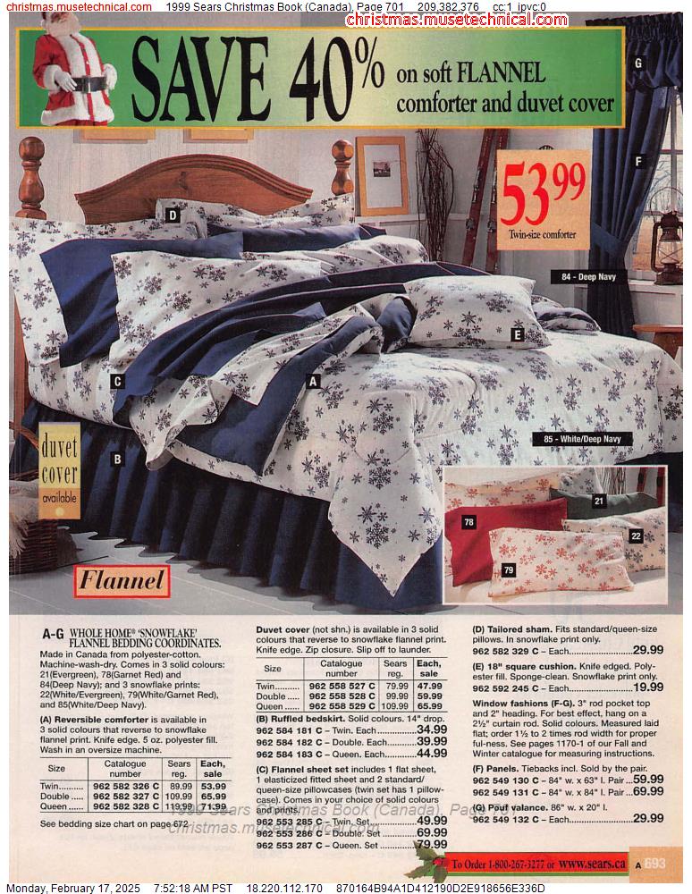 1999 Sears Christmas Book (Canada), Page 701