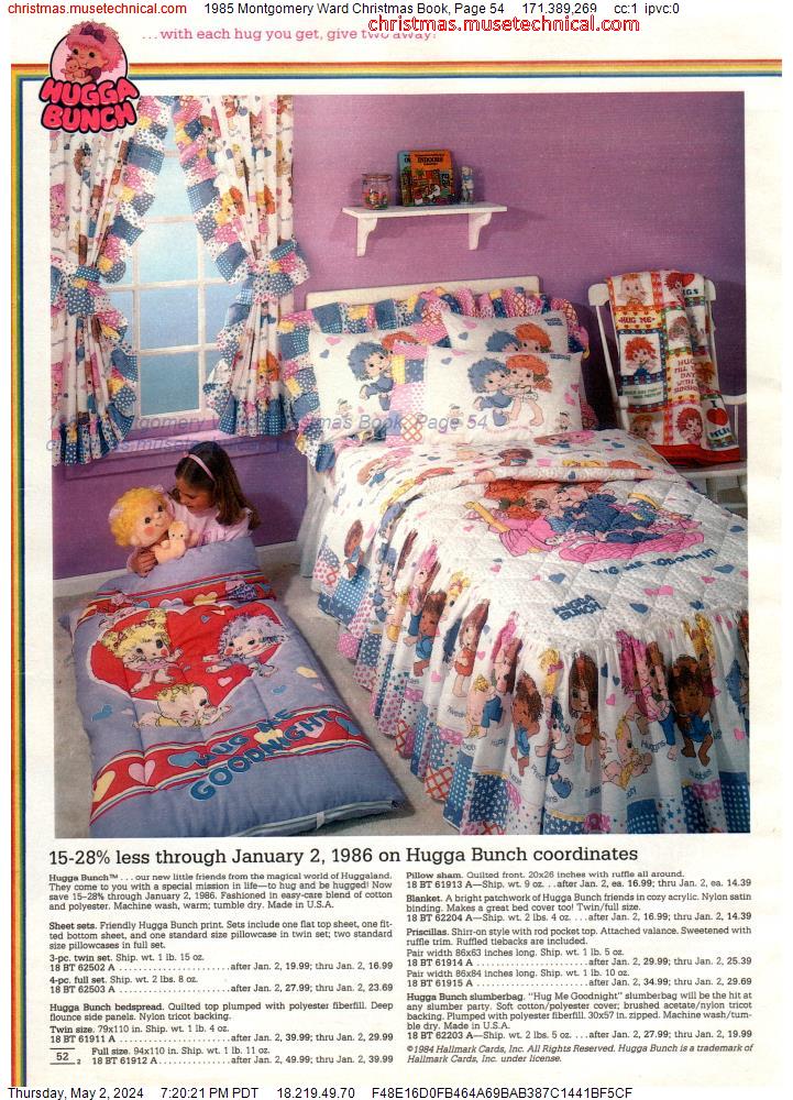 1985 Montgomery Ward Christmas Book, Page 54