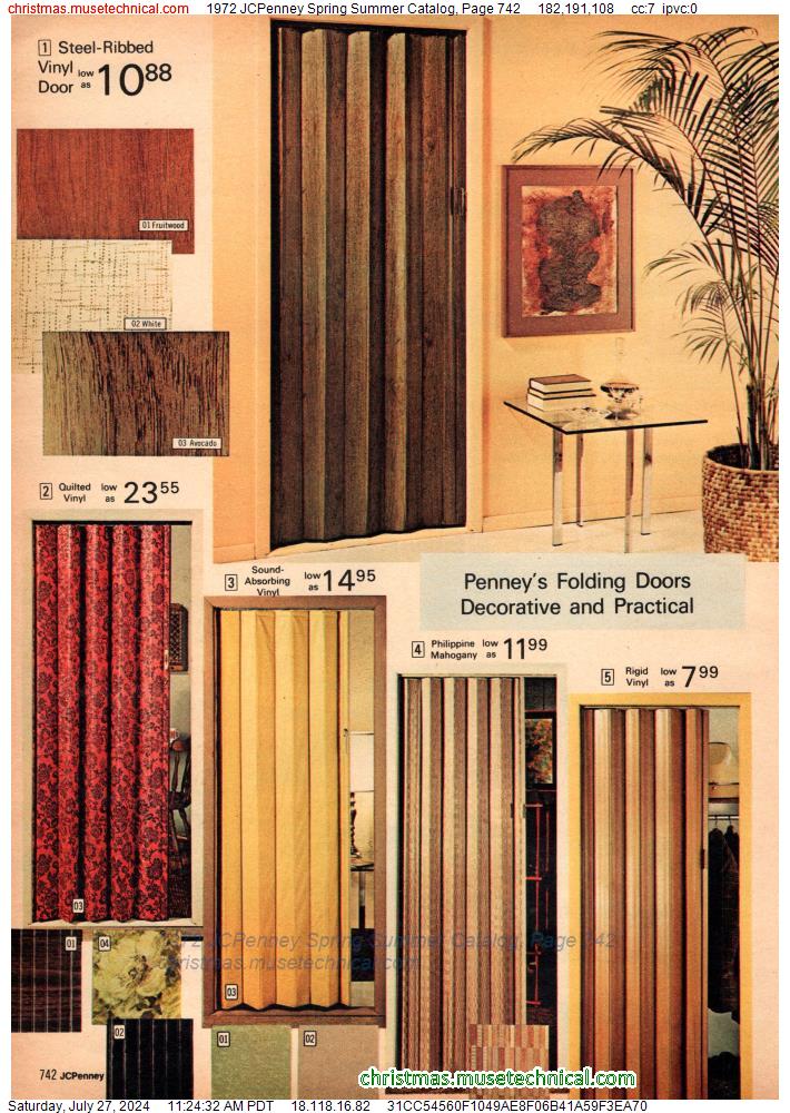 1972 JCPenney Spring Summer Catalog, Page 742