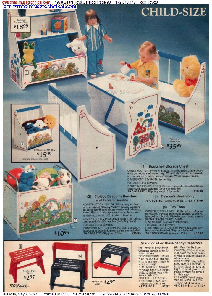 1978 Sears Toys Catalog, Page 90
