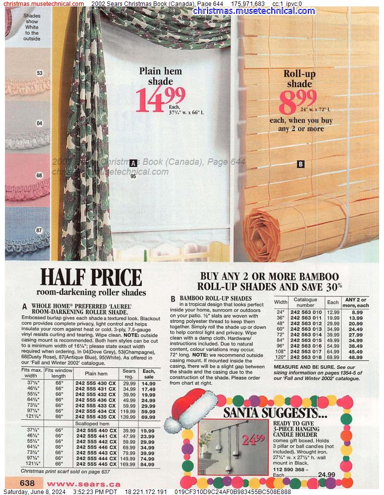 2002 Sears Christmas Book (Canada), Page 644