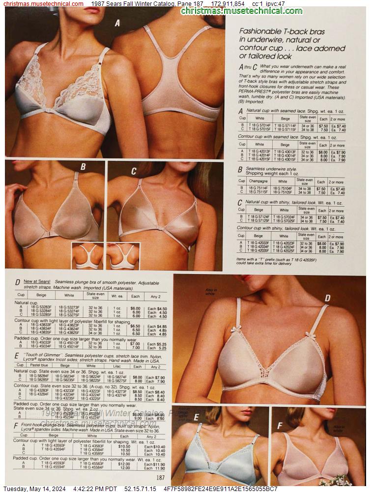 1987 Sears Fall Winter Catalog, Page 187