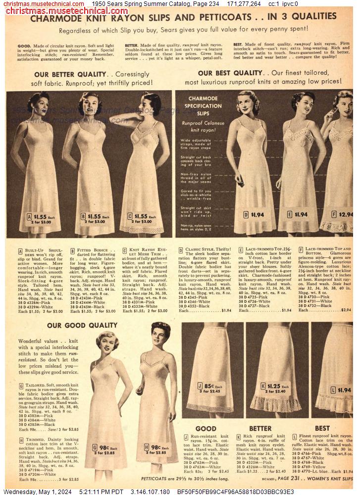 1950 Sears Spring Summer Catalog, Page 234