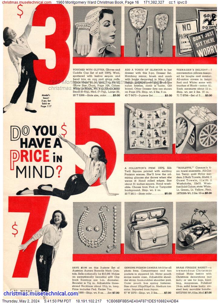 1960 Montgomery Ward Christmas Book, Page 16