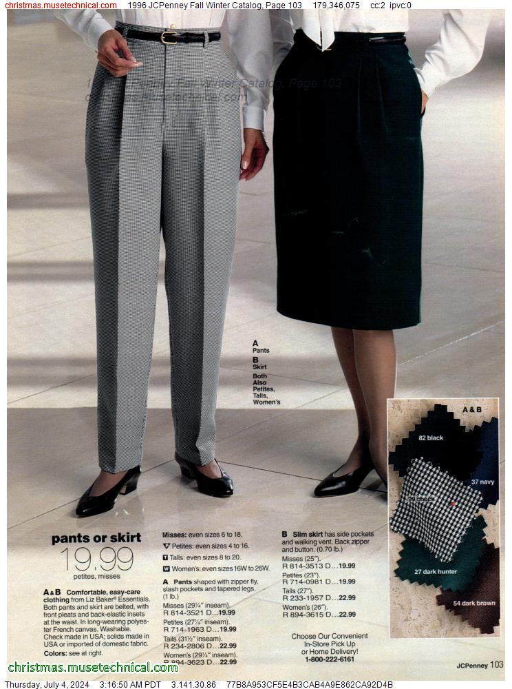 1996 JCPenney Fall Winter Catalog, Page 103
