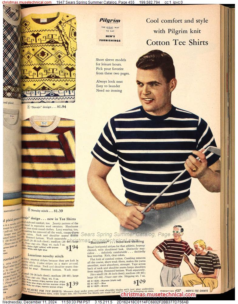 1947 Sears Spring Summer Catalog, Page 455