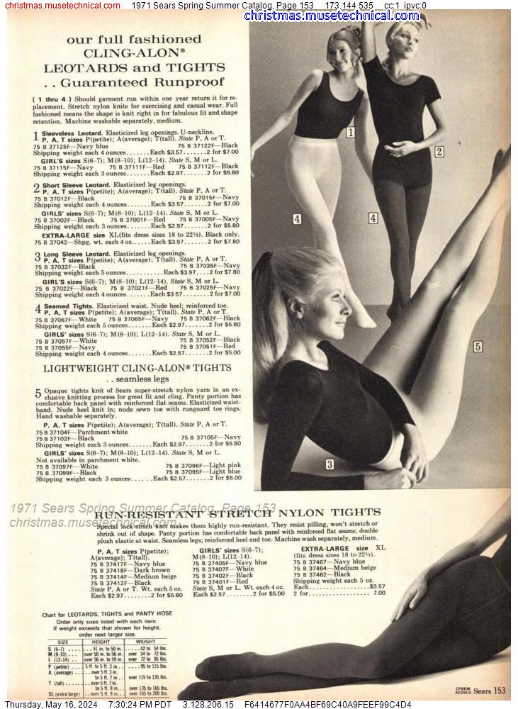 1971 Sears Spring Summer Catalog, Page 153