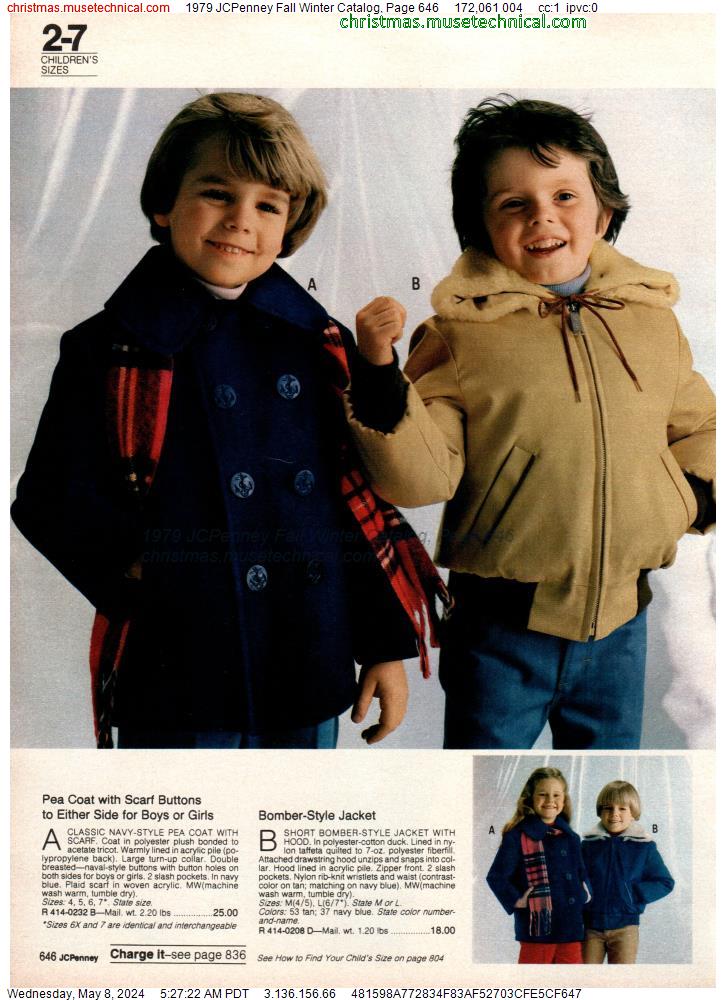 1979 JCPenney Fall Winter Catalog, Page 646