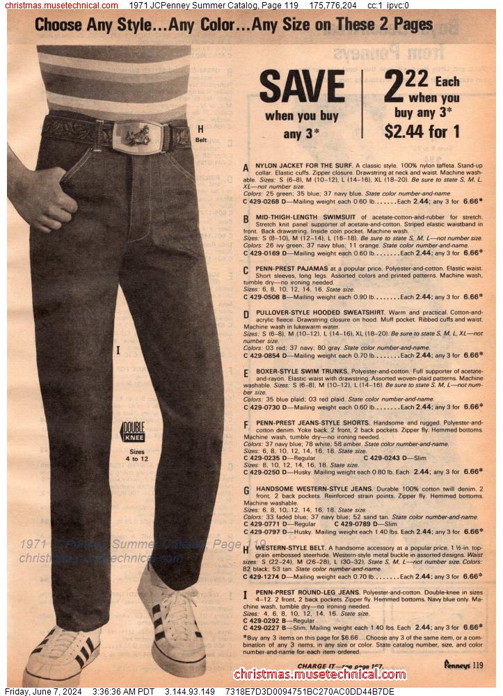 1971 JCPenney Summer Catalog, Page 119