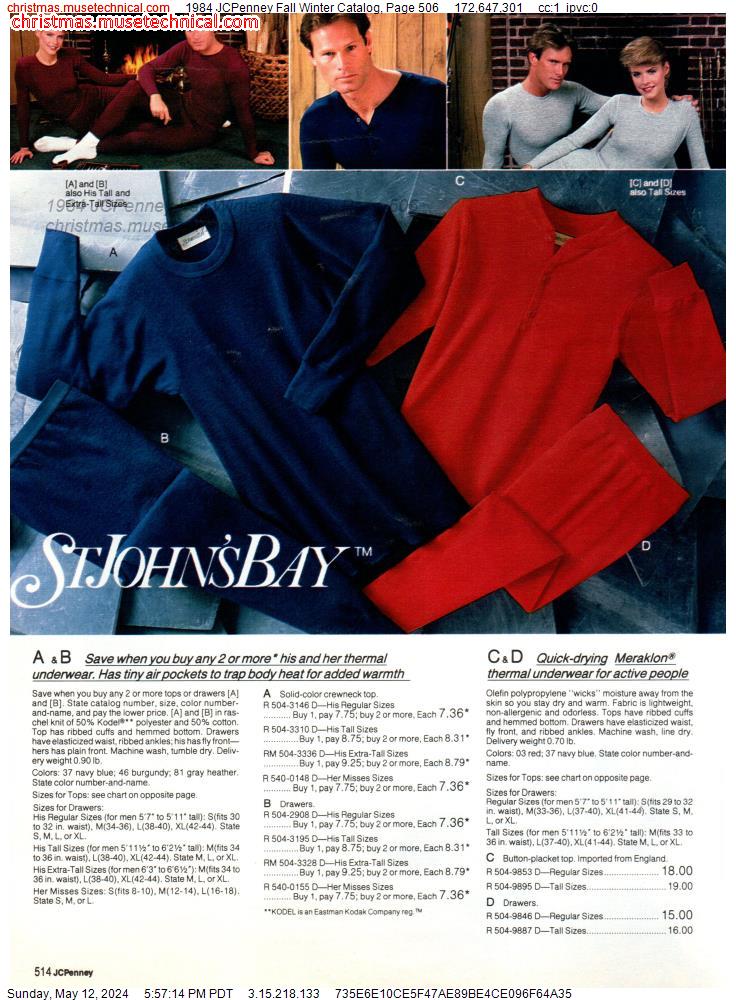 1984 JCPenney Fall Winter Catalog, Page 506