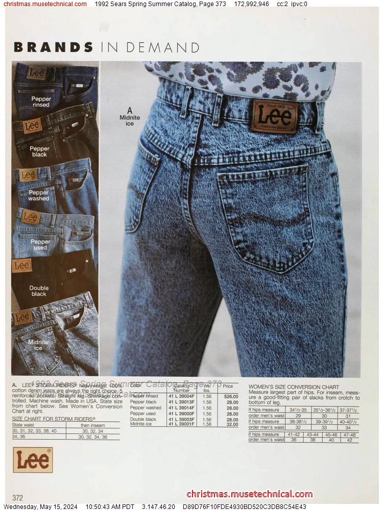 1992 Sears Spring Summer Catalog, Page 373