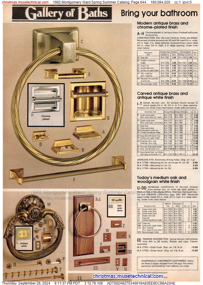 1982 Montgomery Ward Spring Summer Catalog, Page 644