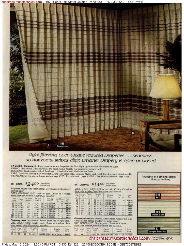1979 Sears Fall Winter Catalog, Page 1533