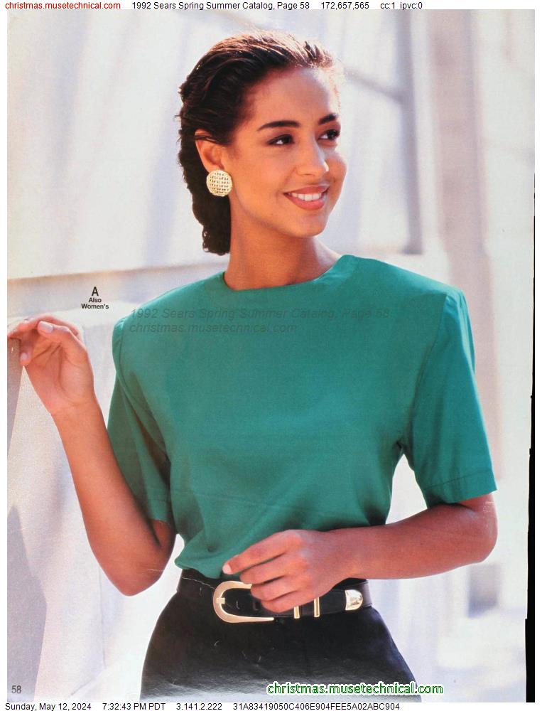 1992 Sears Spring Summer Catalog, Page 58