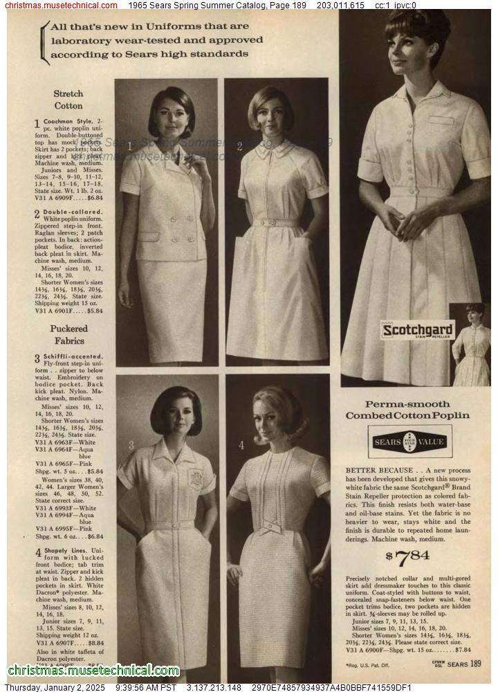 1965 Sears Spring Summer Catalog, Page 189