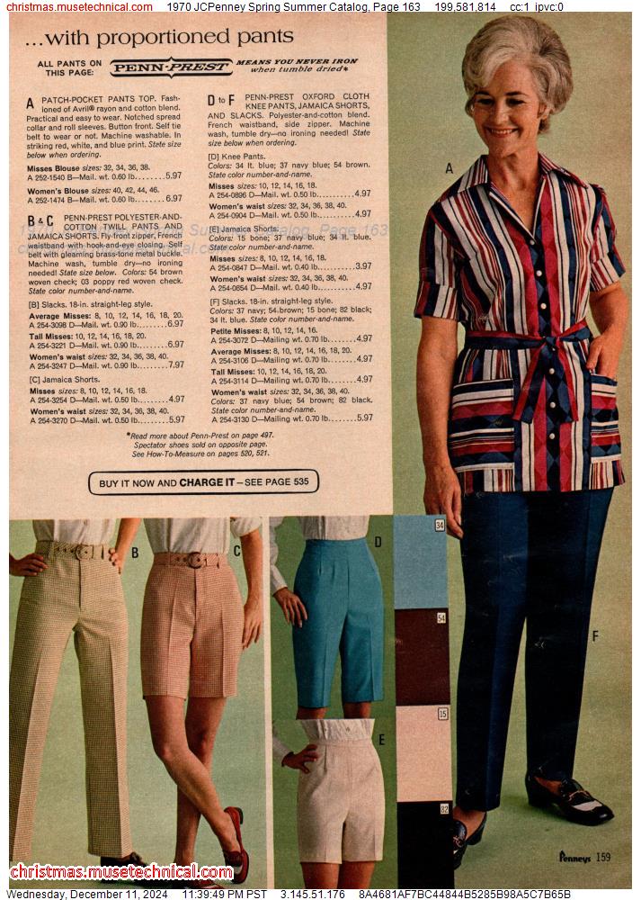 1970 JCPenney Spring Summer Catalog, Page 163