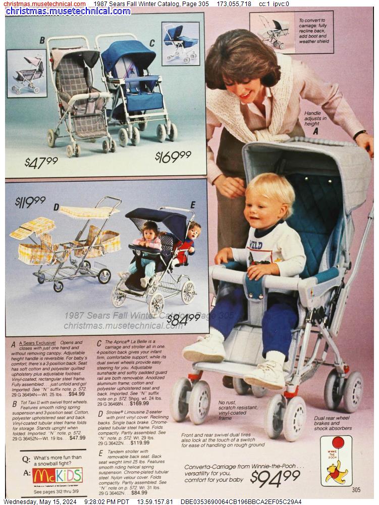 1987 Sears Fall Winter Catalog, Page 305