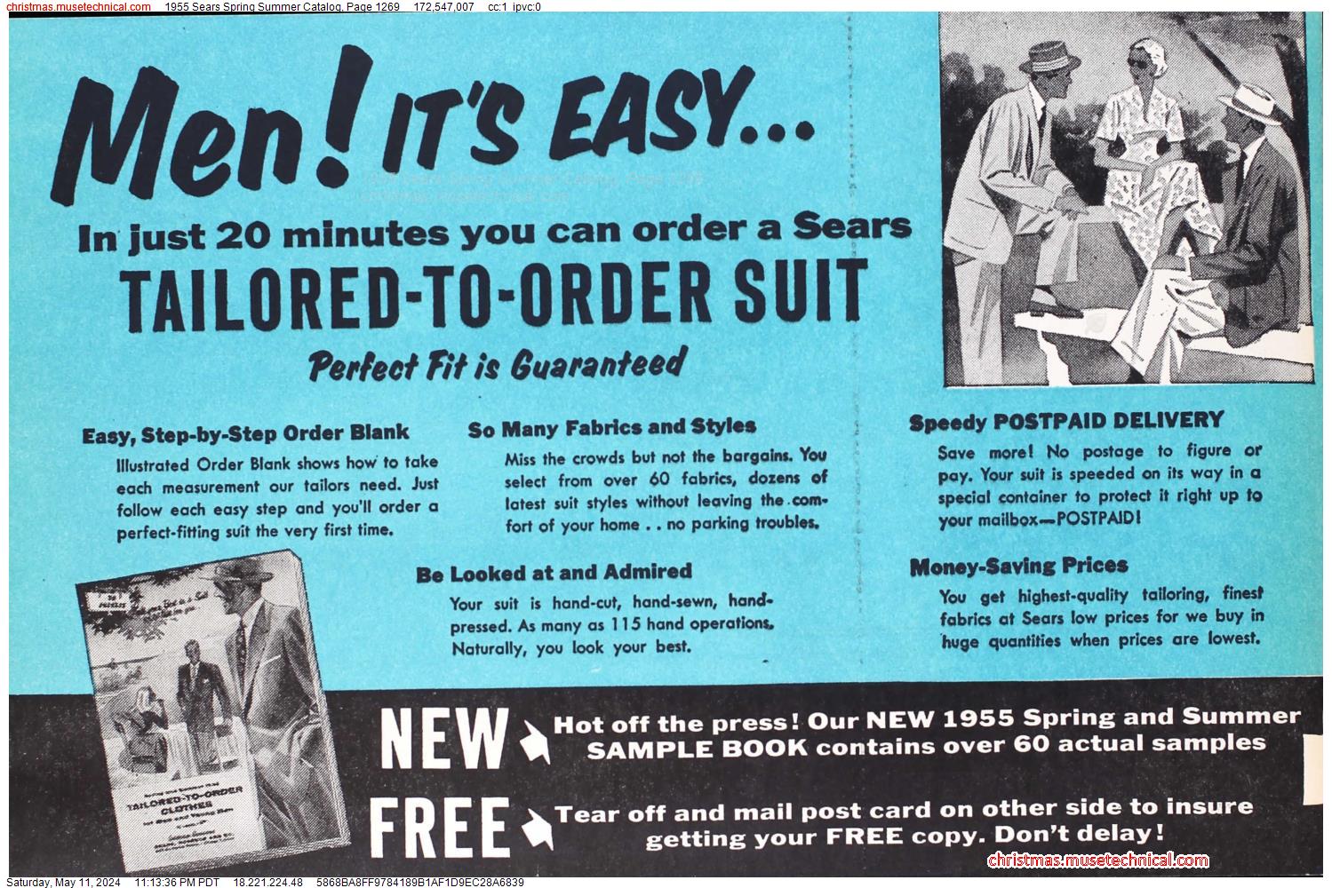 1955 Sears Spring Summer Catalog, Page 1269