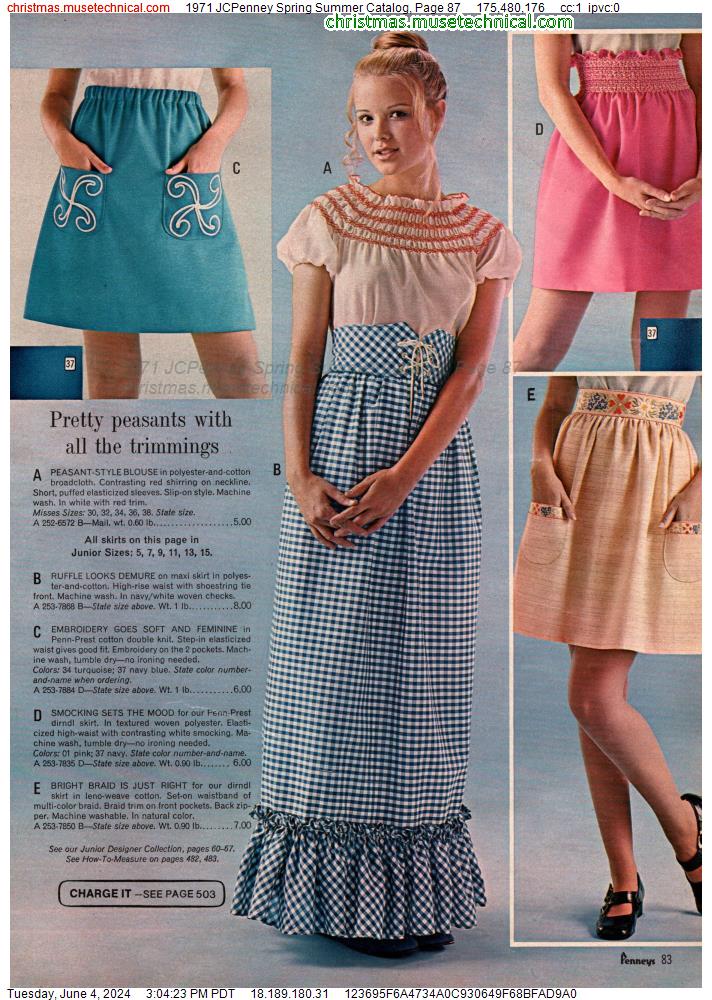 1971 JCPenney Spring Summer Catalog, Page 87