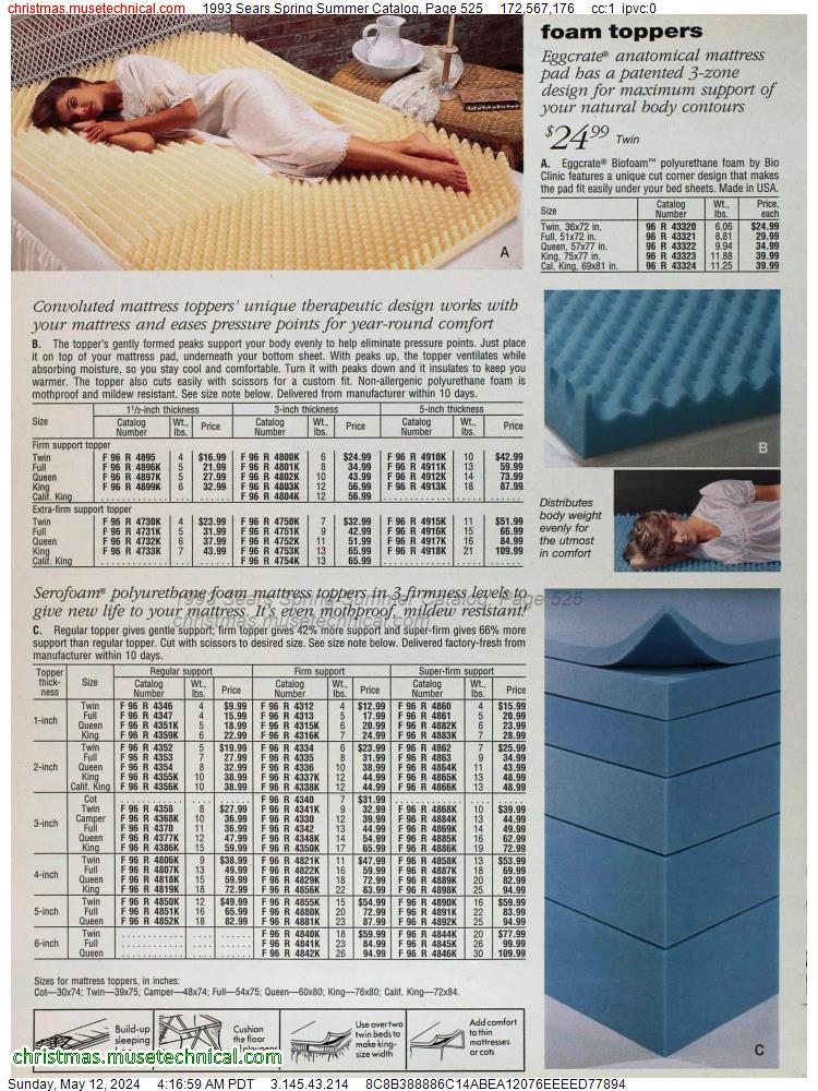 1993 Sears Spring Summer Catalog, Page 525