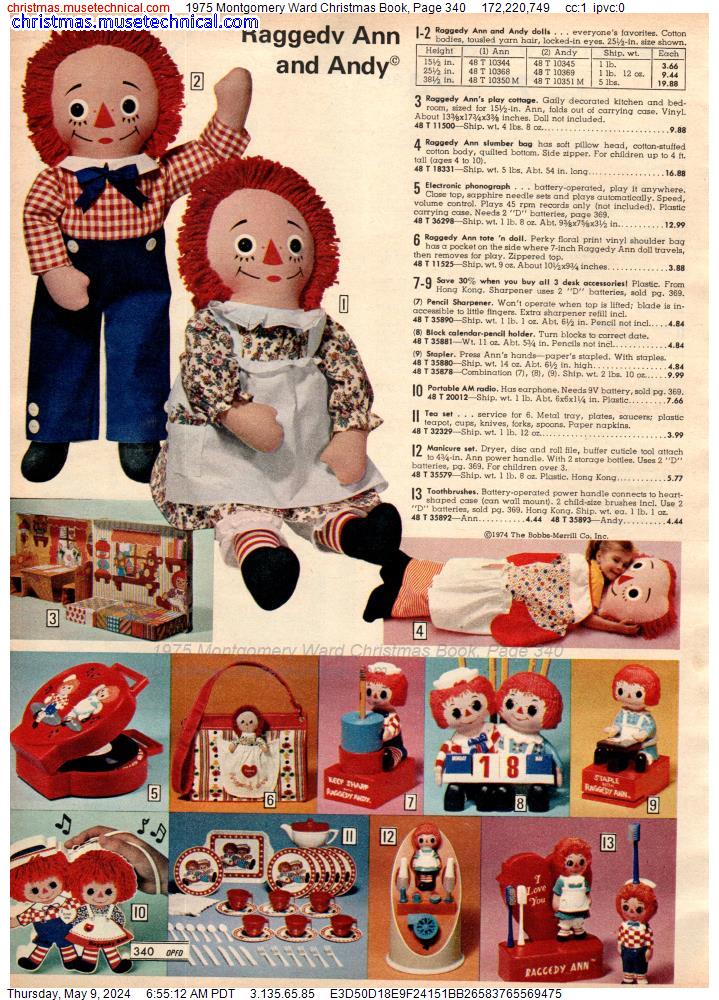 1975 Montgomery Ward Christmas Book, Page 340