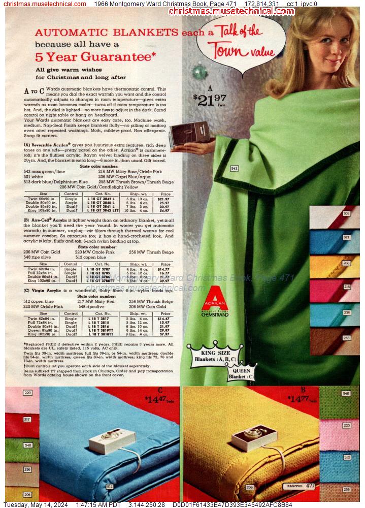 1966 Montgomery Ward Christmas Book, Page 471