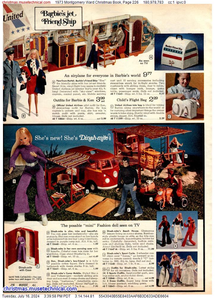1973 Montgomery Ward Christmas Book, Page 226