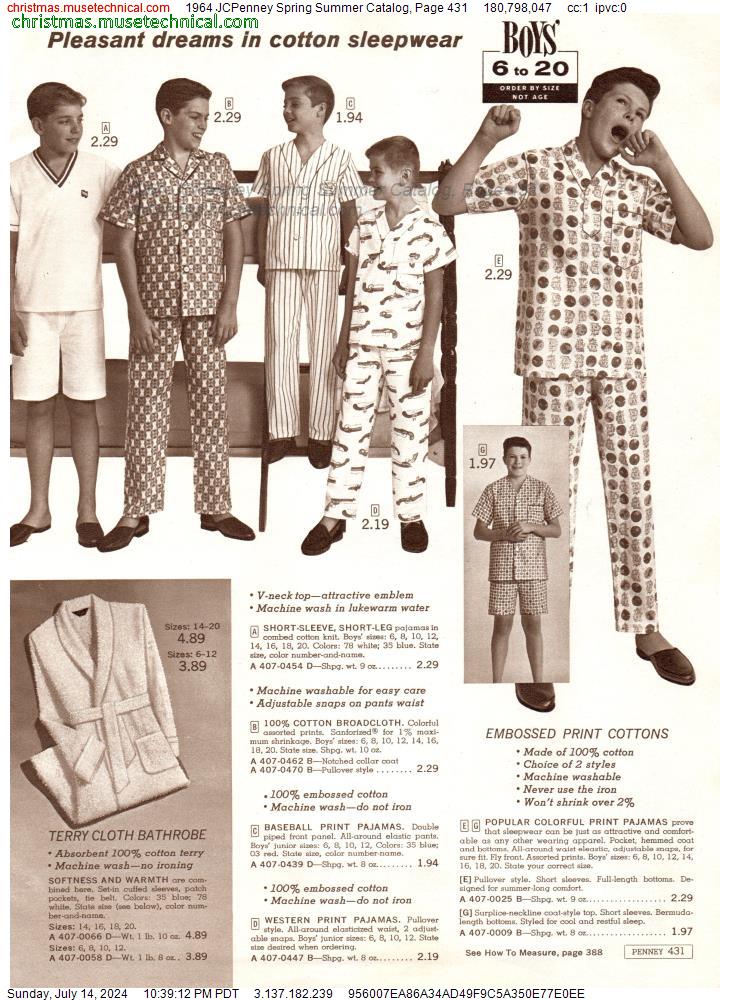 1964 JCPenney Spring Summer Catalog, Page 431