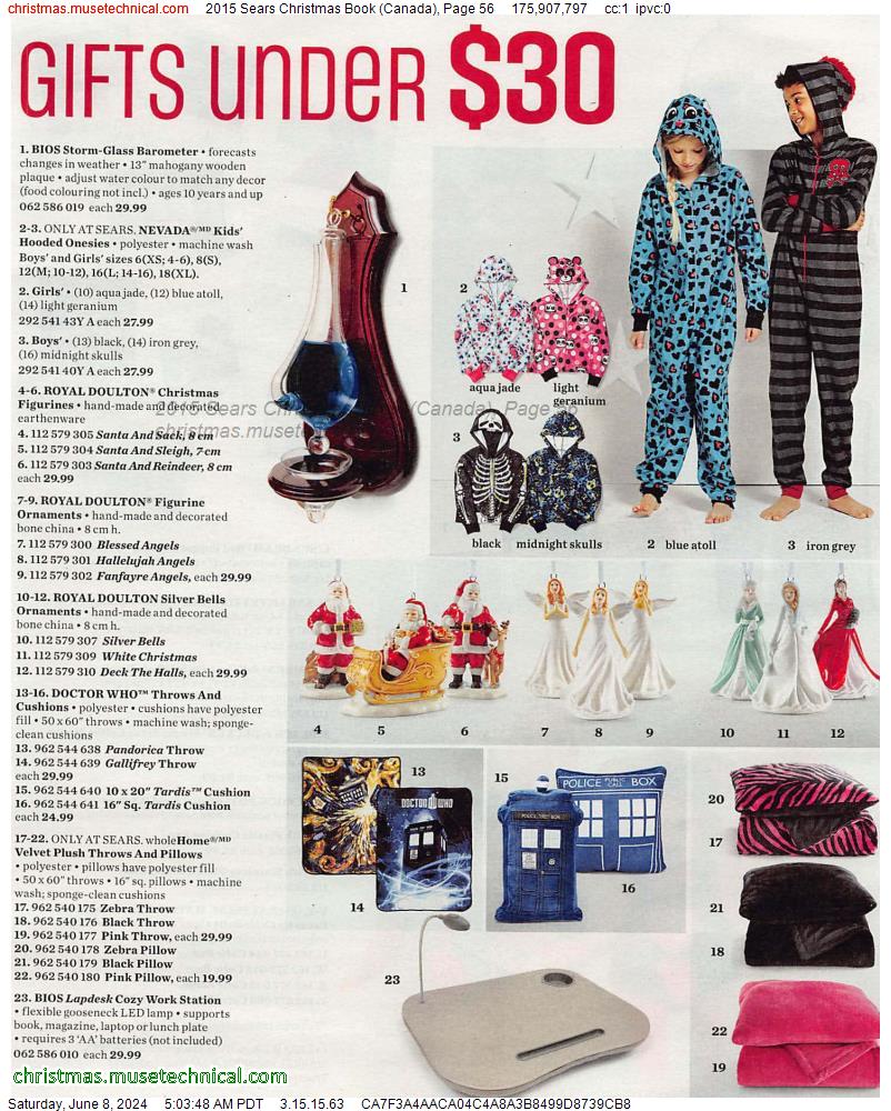 2015 Sears Christmas Book (Canada), Page 56