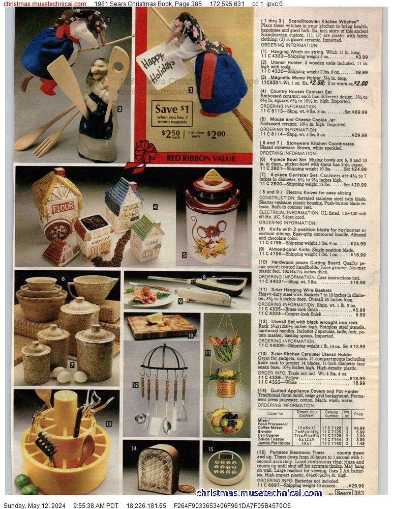 1981 Sears Christmas Book, Page 385