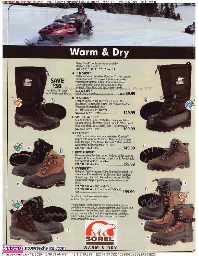 2002 Sears Christmas Book (Canada), Page 392