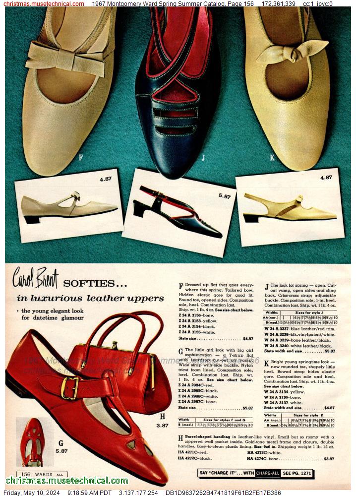 1967 Montgomery Ward Spring Summer Catalog, Page 156