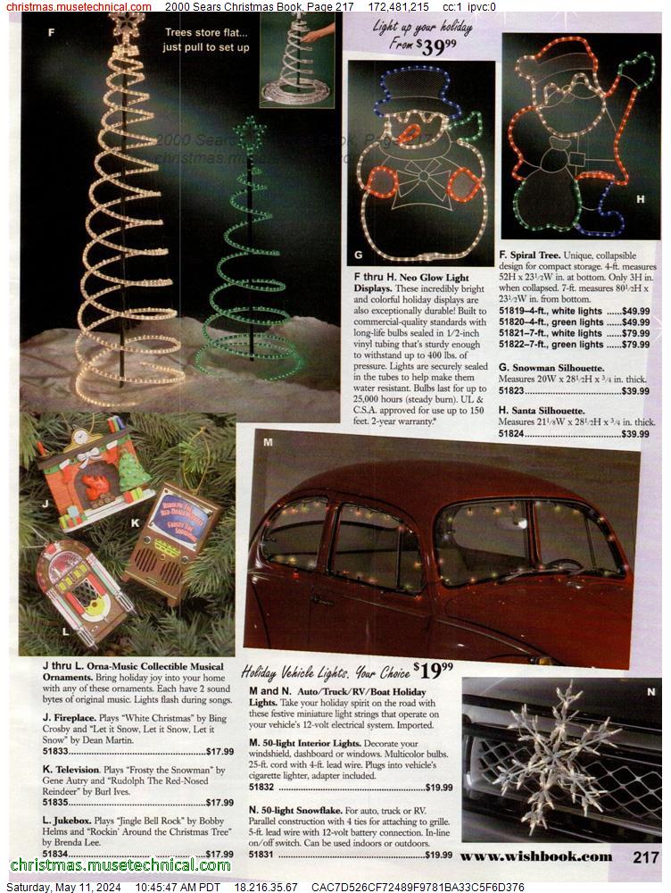 2000 Sears Christmas Book, Page 217