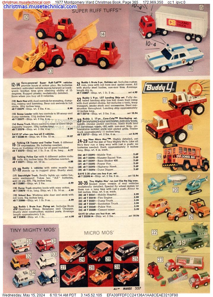 1977 Montgomery Ward Christmas Book, Page 365