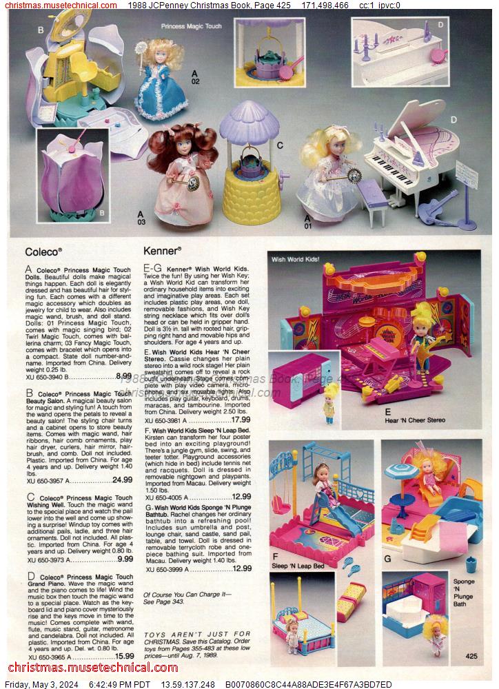1988 JCPenney Christmas Book, Page 425