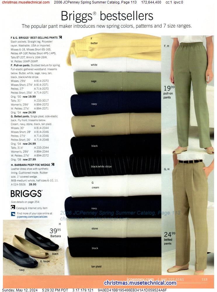 2006 JCPenney Spring Summer Catalog, Page 113