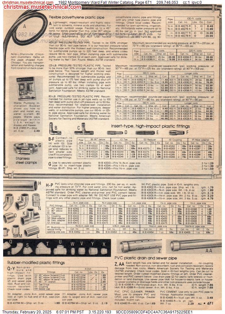 1982 Montgomery Ward Fall Winter Catalog, Page 671