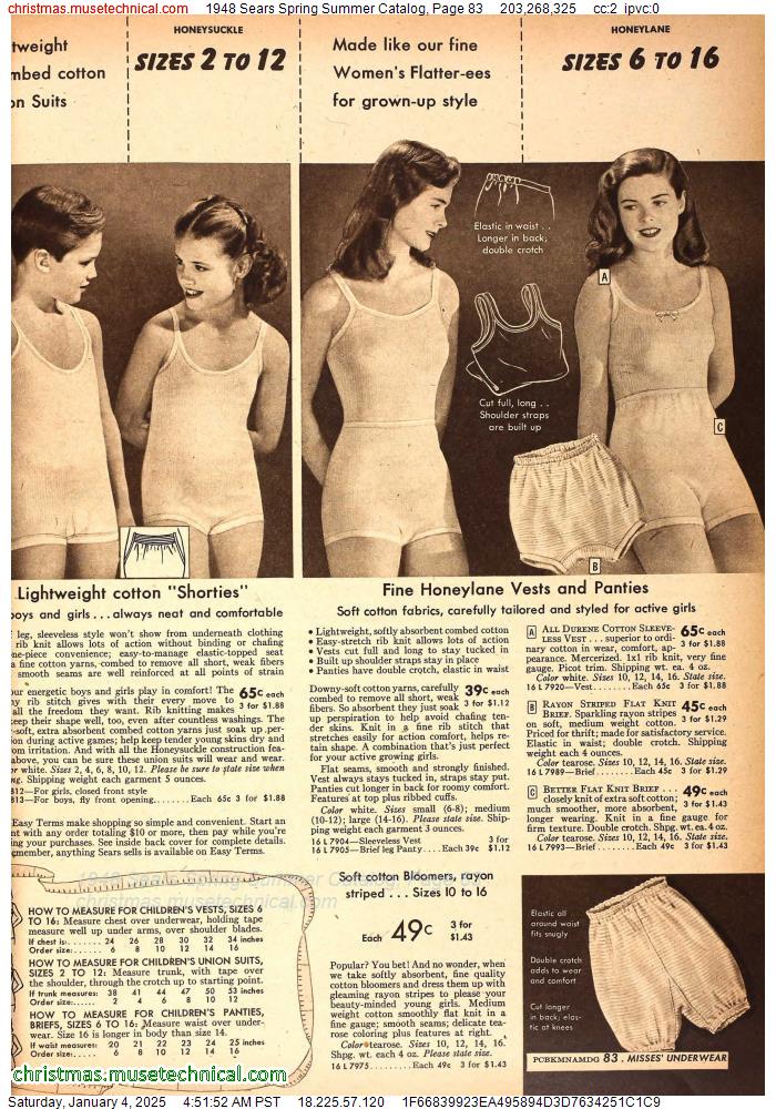 1948 Sears Spring Summer Catalog, Page 83