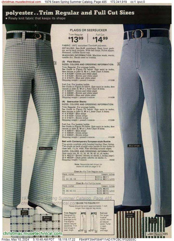 1976 Sears Spring Summer Catalog, Page 485