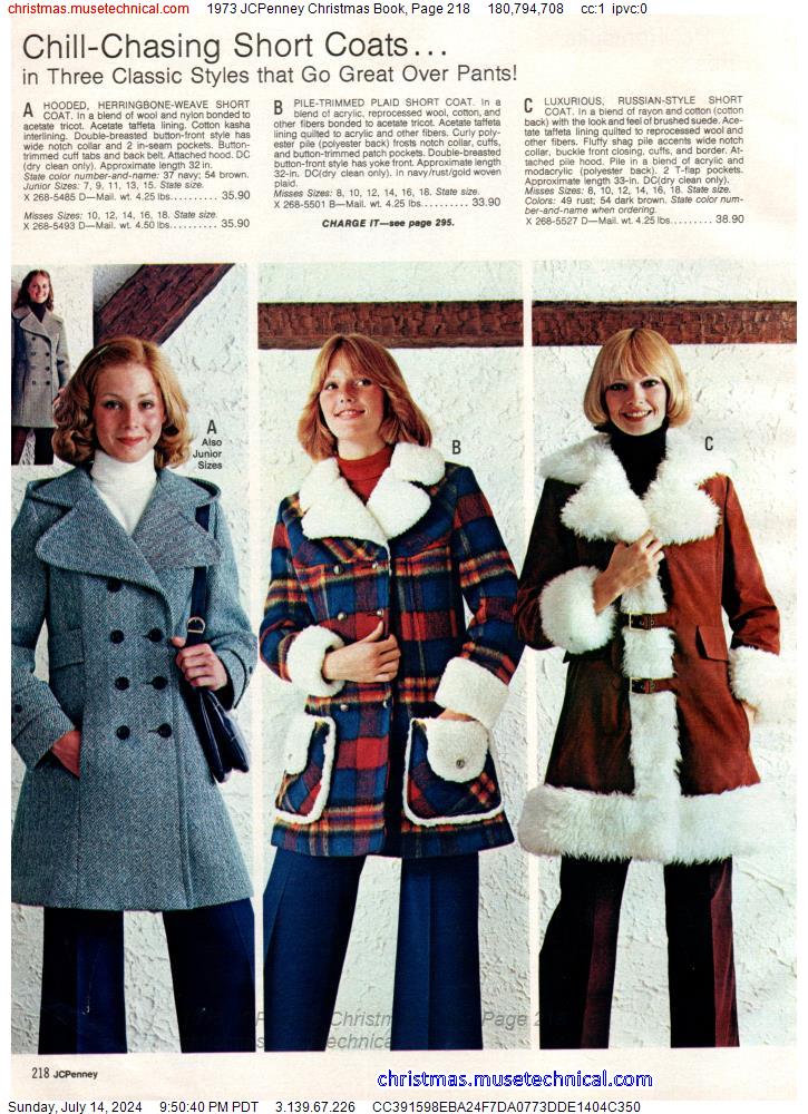 1973 JCPenney Christmas Book, Page 218