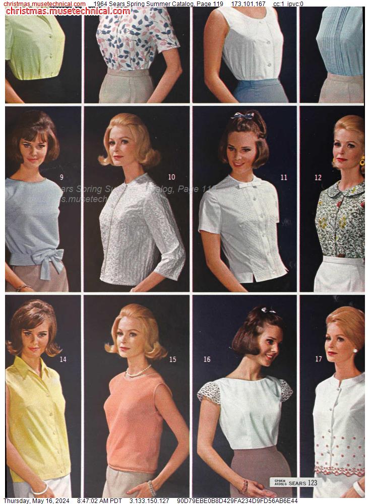 1964 Sears Spring Summer Catalog, Page 119
