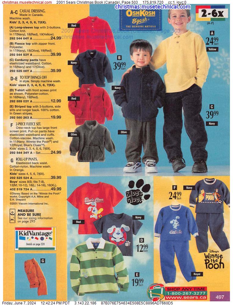 2001 Sears Christmas Book (Canada), Page 503
