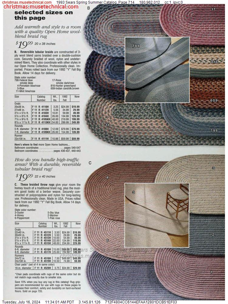1993 Sears Spring Summer Catalog, Page 714
